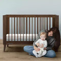Materasso per culla e lettino 2-in-1 - Certificato Greenguard Gold, schiuma CertiPUR-US - Grigio
