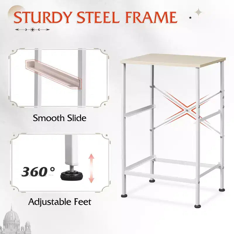 Comodino con 2 cassetti, mobile per camera da letto, dormitorio universitario, tavolino con contenitori in tessuto, dormitorio
