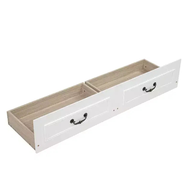 Letto moderno in legno Luxystar con testiera alta, pediera, 2 cassetti portaoggetti e luci