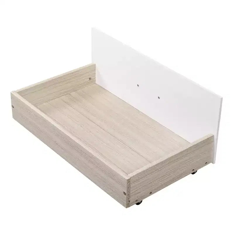 Letto moderno in legno Luxystar con testiera alta, pediera, 2 cassetti portaoggetti e luci