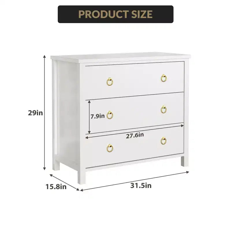 Comodino a 3 cassetti per camera da letto, cassettiera larga 80 cm, armadietto portaoggetti alto e autoportante e organizer per vestiti per soggiorno e corridoio