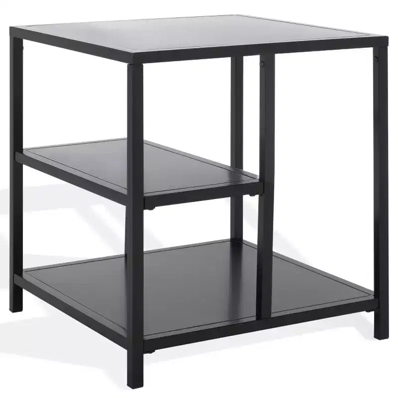 Tavolino d'appoggio Hodge Metal a 3 ripiani - SFV9557 - Nero