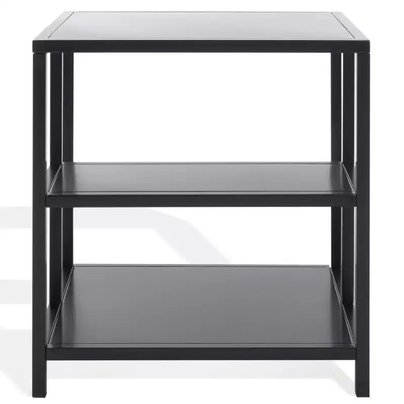 Tavolino d'appoggio Hodge Metal a 3 ripiani - SFV9557 - Nero