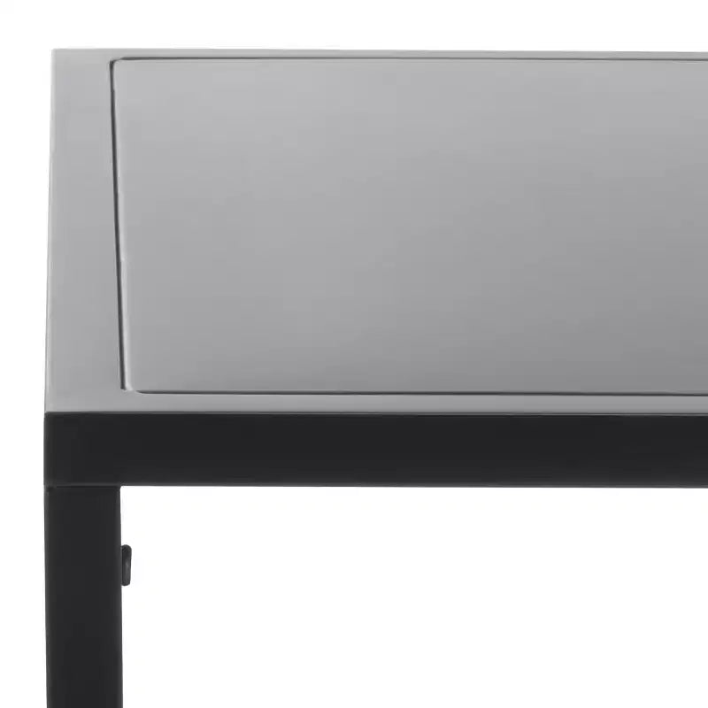Tavolino d'appoggio Hodge Metal a 3 ripiani - SFV9557 - Nero