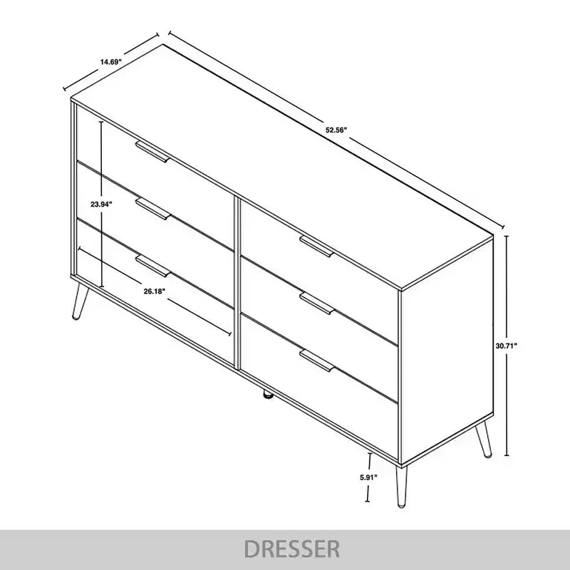 Cassettiera in legno